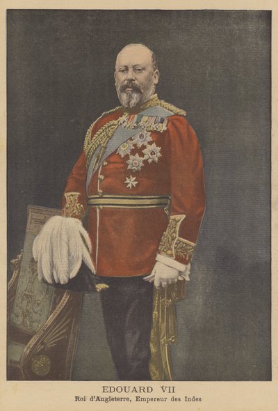 Edward VII, King of the United Kingdom and Emperor of India by French School